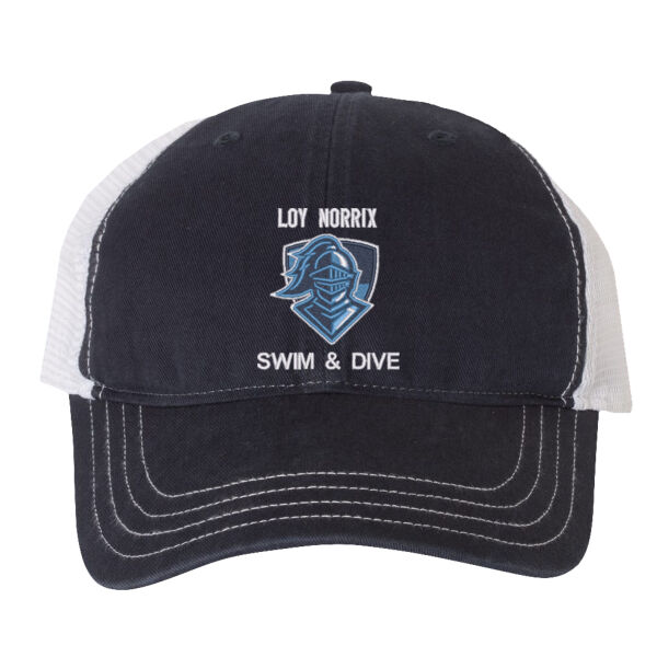 Richardson Garmet Washed Trucker Hat Thumbnail