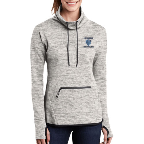Sport-Tek Women's Triumph Cowl Neck Pullover Thumbnail